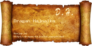 Dragan Hajnalka névjegykártya